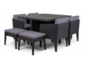 Dārza mēbeļu komplekts Columbia Dining Set 9 29204120939 KETER