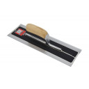 STAINLESS STEEL PLASTERING FLEX TROWEL 110x280mm/ WOODEN HANDLE & ALU SHANK AW30333 AWTOOLS