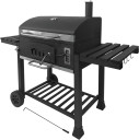 Charcoal grill barrel-type XXL with cast iron grate 71×46 cm 99533 Lund