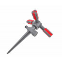 Dārza rotējo&scaron;ais laistītājs ar kātu, 360&deg; rotācija, 3 regulējami rokas, 15 izsmidzinā&scaron;anas atveres katrā, AW61301, AWTOOLS