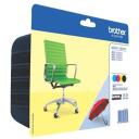 Brother Tintes kasetne LC229XLVALBP, 4 kasetnes, līdz 2400 lappusēm (melns), līdz 1200 lappusēm (ciāns, magenta, dzeltena)