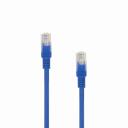 Sbox UTP-2BL KABELIS UTP-2BL/R, 2m, 5e, 26AWG, RJ45, RJ45, lieti un apzeltīti spraudņi, zila krāsa