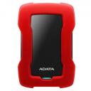 Adata HDD AHV300-2TU31-CRD 2TB, 2.5", USB 3.2 Gen 1, Punane, L&ouml;&ouml;gikindel, AES 256-bit kr&uuml;pteerimine