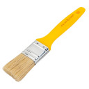 Кисть 50мм, плоская, со светлой щетиной, пластиковая ручка желтого цвета