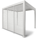 Sieninės žaliuzės balkonui MIRADOR-111 4m, baltos, 19491 HOME4YOU