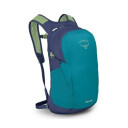 Daylite Backpack, Osprey, 0843820185270, 13L, 0.5kg, 300D Recycled PET Packcloth, color: BLUE SPIKEMOSS ALKALINE