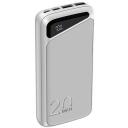 Navitel Power Bank PWR20 MX White, 20000mAh, 3.7V, 74Wh, 2xUSB-A, kahepoolsed USB-C, mikro-USB