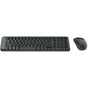 Logitech Juhtmevaba komplekt MK220 920-003161, 10m, 2xAA, 2xAAA, QWERTY, must, 3 nuppu, optiline hiir, universaalne