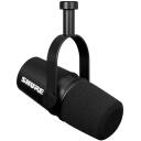 Shure MV7-X mikrofons, 1x XLR, 1x USB, 20-20000 Hz, 55 dB, 132 dB, dinamiska, melns