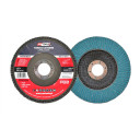 ZIRCON ABRASIVE FLAP DISC 125mm P100/ INOX & METAL AW56025 AWTOOLS