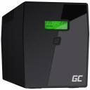 Green Cell UPS 2000VA 1400W UPS09, 1400W, 2000VA, 2xIEC-C13, 2xC/F, 1xUSB, 2xRJ-45, 9Ah, 2 akumuliatoriai, linijinis-interaktyvus