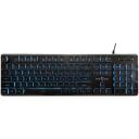 White Shark Klaviatuur TACHI-B-US, 104/105 nuppu, 1.5m USB, must, valgustus, numbriklaviatuur