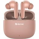 Denver Juhtmevabad k&otilde;rvaklapid TWE-48 111191120530, 4,3g, Roosa, Bluetooth V5.3, 20Hz-20kHz, 30mAh, 200mAh, HFP, HSP, A2DP, AVRCP