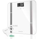 Cecotec Viedie vannas istabas svari 9400 Full Healthy 4088, 180 kg, 100 g, LCD, Rūdīts stikls, Balti, Četri sensori, BIA analīze
