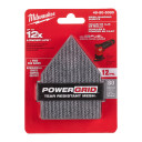 SIETAVEIDA SMIL&Scaron;PAPĪRA LOKSNES M12 FDSS 67 X 92 MM, MESH 67 X 92 G120 - 12 PC + PAD SAVER, 48805120 MILWAUKEE