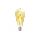LED pirn VINTAGE FILAMENT, AG, ST64, E27, hõõgniit, 4 W, 400 Lm, 3000K, 220-240V, 360° LD-ST64FV4-30 GTV