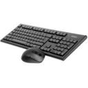 A4Tech V-TRACK 2.4 G 7100N RF nano, 2xAA, 2xAAA, 3 pogas, 800/2000 dpi, bezvadu, USB, pilna izmēra klaviatūra