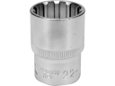 Socket Spline 1/2" X22Mmx38Mm YT-14834 YATO