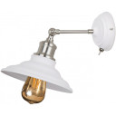 Sienas gaismeklis ar slēdzi LORET, 8267, AC220-240V, 1xE27, 40W, 20cm, balts; OS-LORW-E27-00-DEC GTV