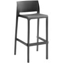 Bica Садовый барный стул Volga Stool 75 163104, 50x50x99см, серый, 100% произведено в Италии, устойчив к погоде