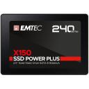 Emtec SSD 2.5 Sata X150 240GB Power Plus ECSSD240GX150, 240 GB, iki 520 MB/s, iki 500 MB/s, SATA III 6 Gb/s, 2 000 000 valandų