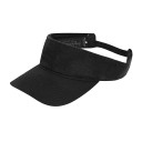 Saules vizieris, kokvilnas tvils, regulējams ar velcro, melns, R315401, CITS