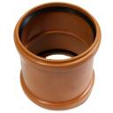 Instalplast PVC ārdarbu kanalizācijas uzmava 8012155, &Oslash;160 mm, oranži brūna, nemīkstināts PVC-U, pH 2&ndash;12, līdz +40&deg;C