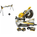 Akumulatora leņķzāģis 54V/18V, 305mm, DHS780T2A + statīvs DE7023, 2x6Ah; DHS780T2A-QW+DE7023 DEWALT
