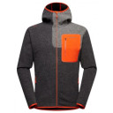 Jaka AGON Hoody M, izmērs: L, Carbon/Cherry Tomato, 8058428068333 LA SPORTIVA
