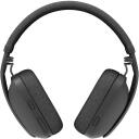 Logitech ausinės Zone Vibe 100 981-001213 belaidės, 30 m, 18 h pokalbio laikas, 185 g, Bluetooth 5.2, 2 mikrofonai, grafito spalva