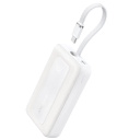 Lielas ietilpības premium kvalitātes ārējais uzlādes akumulators 20000 mAh 20 W ar USB-C PD un USB-A QC balts A1689H21 Anker