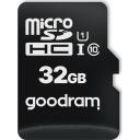 Goodram microSDHC atmiņas karte M1AA-0320R12, 32GB, UHS-I, 100MB/s, 10MB/s, SD adapteris, triecienizturīgs