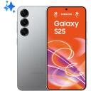 Samsung Galaxy S25 SM-S931B, 6.2", 2340x1080, 12GB RAM, 256GB, 50MP, Dual SIM, Android 15, 4000mAh, Серебристый