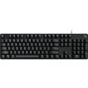 Logitech Juhtmega m&auml;nguriklaviatuur G413 SE 920-010437, 1.8m, must, mehhaanilised nupud, valge valgustus, USB
