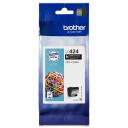 Brother Tintes kasetne LC424BK, 750 lappuses, melna, 1 iepakojums, oriģināls