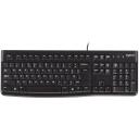 Logitech klaviatūra K120 920-002509 USB, laidas 1.5 m, QWERTY, juoda, skaitmeninė klaviatūra, atspari i&scaron;siliejimams
