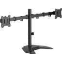 Sbox Monitora stiprinājums LCD-F024-3, 2x10kg, 17''-32'', 75x75-100x100, +45&deg;/-45&deg; slīpums, +90&deg;/-90&deg; pagrie&scaron;ana