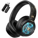 Onikuma GT802 spēļu austiņas, GT802 Black, 1000 mAh, 10h, Bluetooth 5.4, Wi-Fi 2.4 GHz, 32&Omega;, 15m, 117 dB&plusmn;3 dB