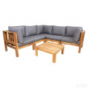 Комплект садовой мебели FINLAY угловой диван и стол, K13574, HOME4YOU