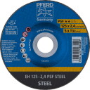 Режущий диск PSF Steel EH 125x2,4mm, PFERD, 163429, 4mm