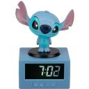 Paladone Disney Stitch Icon &Auml;ratuskell PP14273LS, 16,5cm, sinine, digitaalne, &ouml;&ouml;valgus, 3x AA patareid