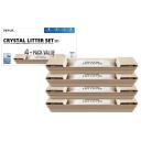 Petkit Crystal Litter Purobot Crystal Duo CR1, 4 maisi, 11kg, 4 paplātes, 4 atkritumu maisi
