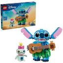 Lego LEGO DISNEY 43296 Stitch and Scrump, 190mm, 713 elementų, 9+ metų, instrukcijų lapas