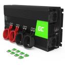 Green Cell Muundur INV15, 3000 W, 12 V, 6000 W, 230 V, &uuml;lekuumenemise kaitse, pingekaitse