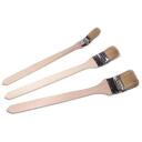 Beast Radiaatori pintslite komplekt 8015338, 3 pintslit (1", 1,5", 2"), heledad looduslikud harjased, lakimata puidust vars