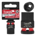 Impact Socket 1/2" 6PT 14mm CR-MO Tvardy T00210-14