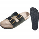 Черные кожаные сандалии PUDU, размер 36 CHERVA