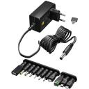 Goobay Strāvas adapteris 65592, 3-12 V, 3.6 W, 1 x DC 5.5 mm, 0.3 A, AC 100-240 V, melns