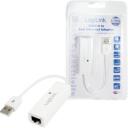 Logilink USB 2.0 uz Fast Ethernet RJ45 adapteris UA0144B, 0.115 m, 10/100 Mbit/s, Vadu, LED indikatori