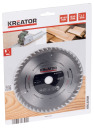 Circular saw blade 165mm 48T wood, KREATOR, KRT021601, Bore size: 20 mm, Disc diameter: 165 mm, Teeth total amount: 48